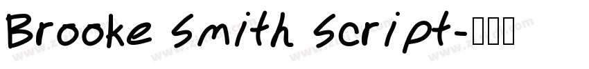 Brooke Smith Script字体转换